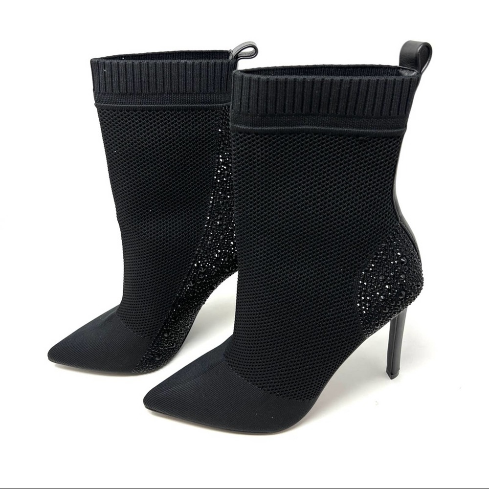 Steve Madden Black Majesty Bling Boots